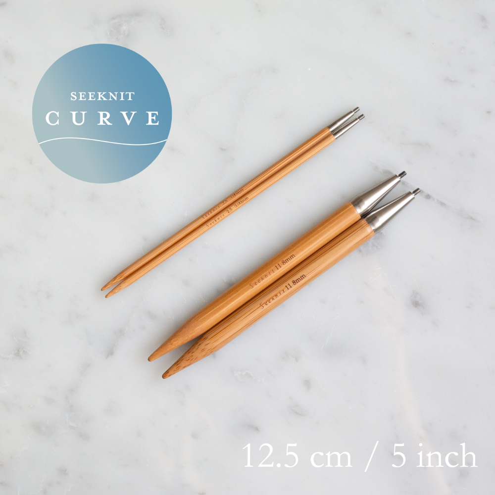 CURVE Needle Pair Tips 12.5 cm / 5 inch, Size 2.00 mm - 10.00 mm