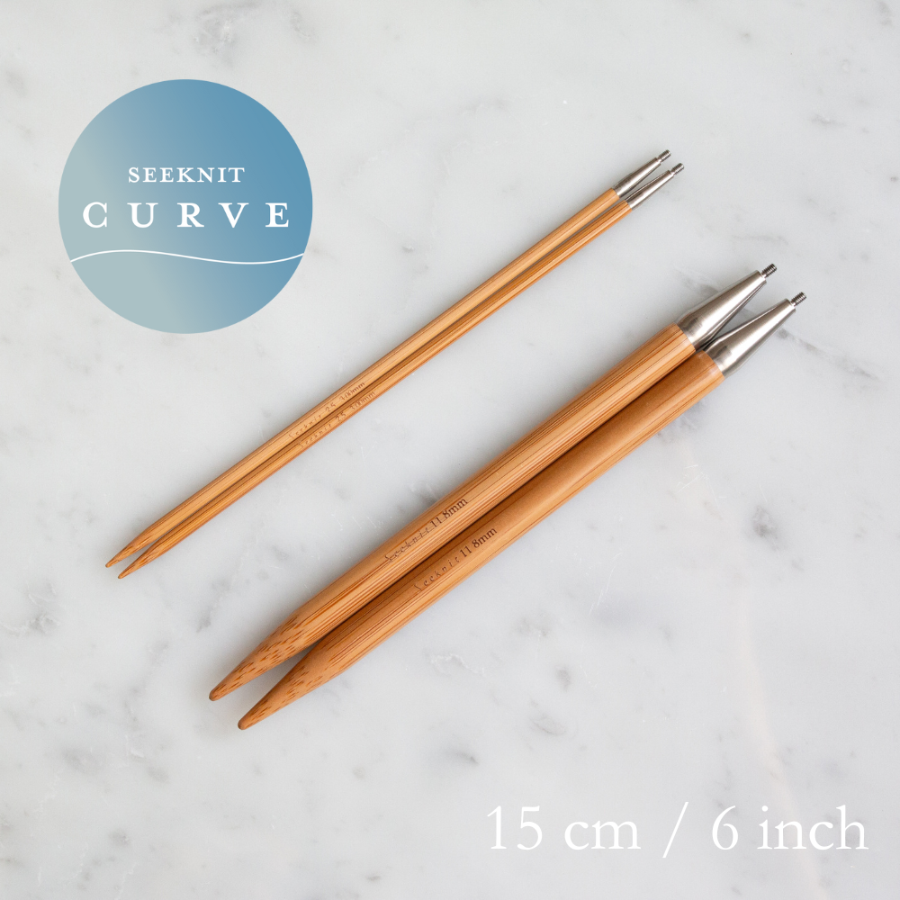 CURVE Needle Pair Tips 15 cm / 6 inch, Size 2.00 mm - 10.00 mm