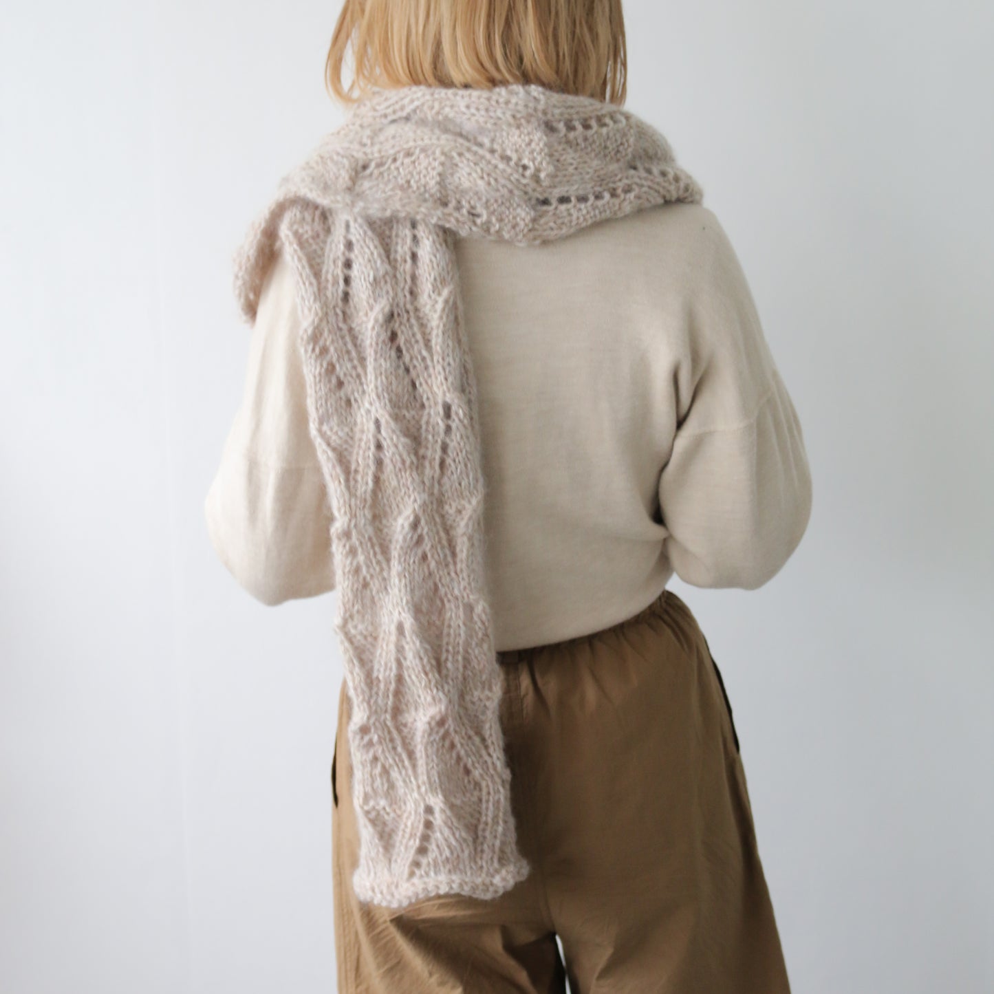 < Knitting Pattern > NAMIKI-MICHI / Scarf