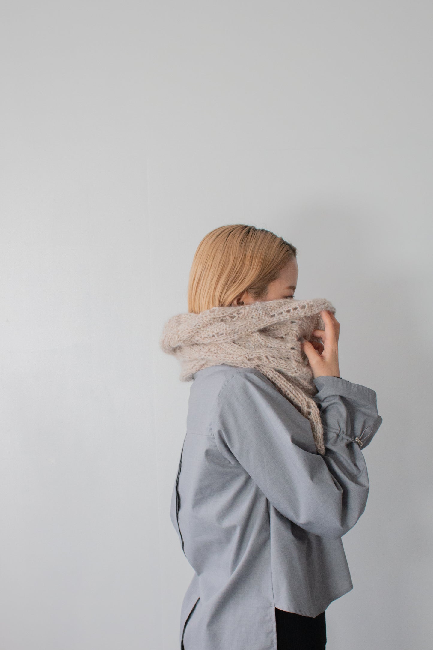 < Knitting Pattern > NAMIKI-MICHI / Scarf