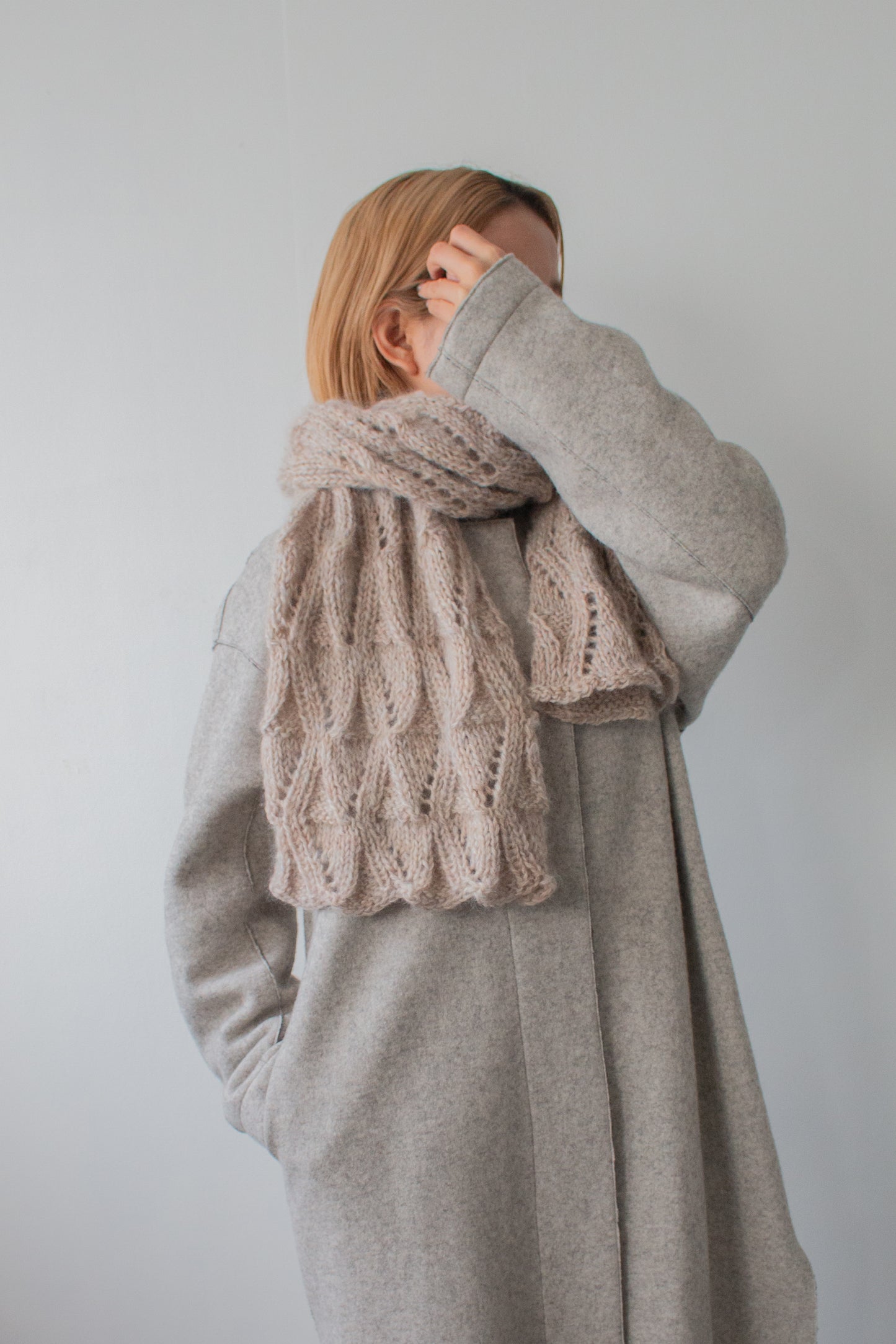 < Knitting Pattern > NAMIKI-MICHI / Scarf