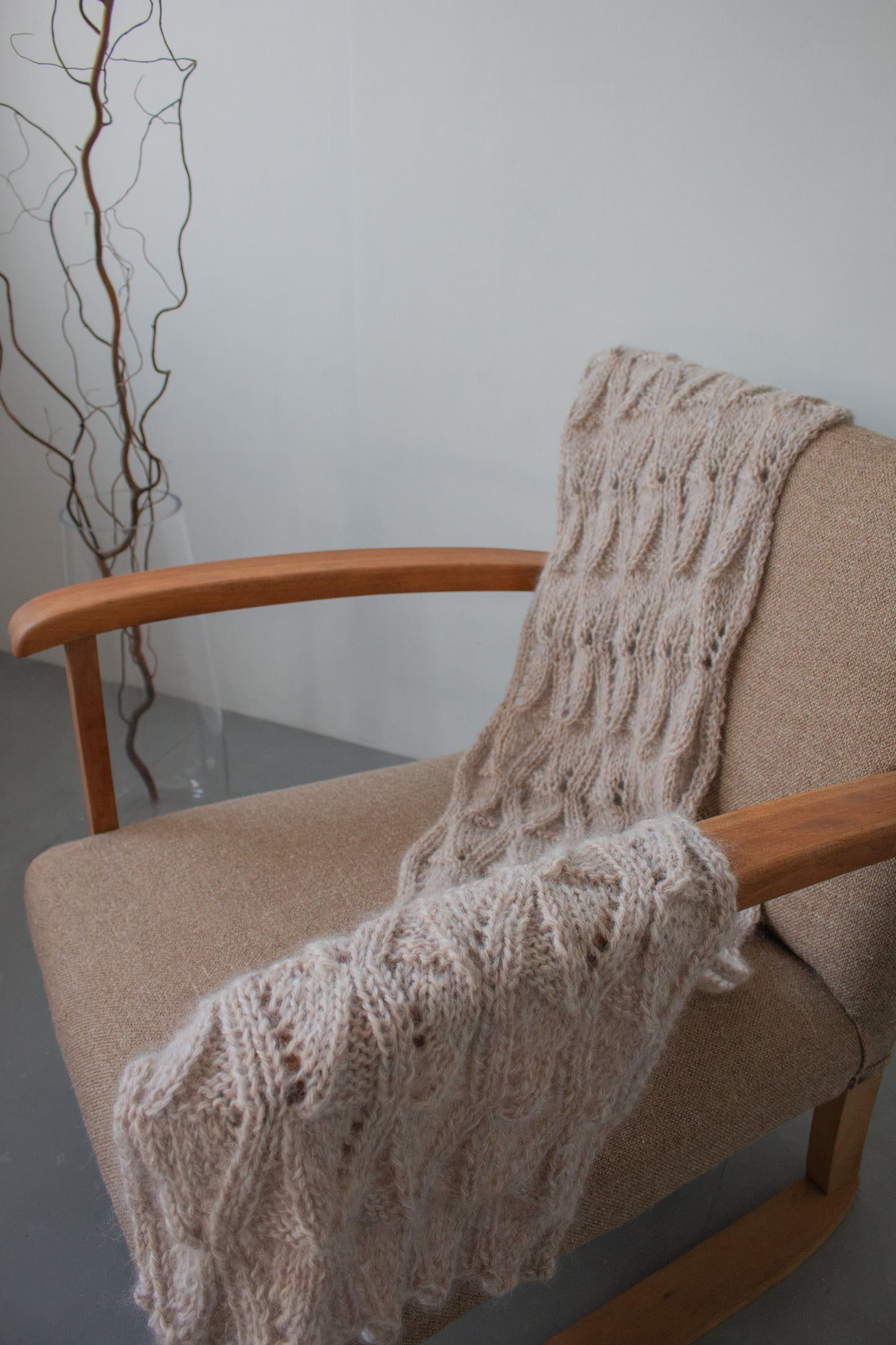 < Knitting Pattern > NAMIKI-MICHI / Scarf