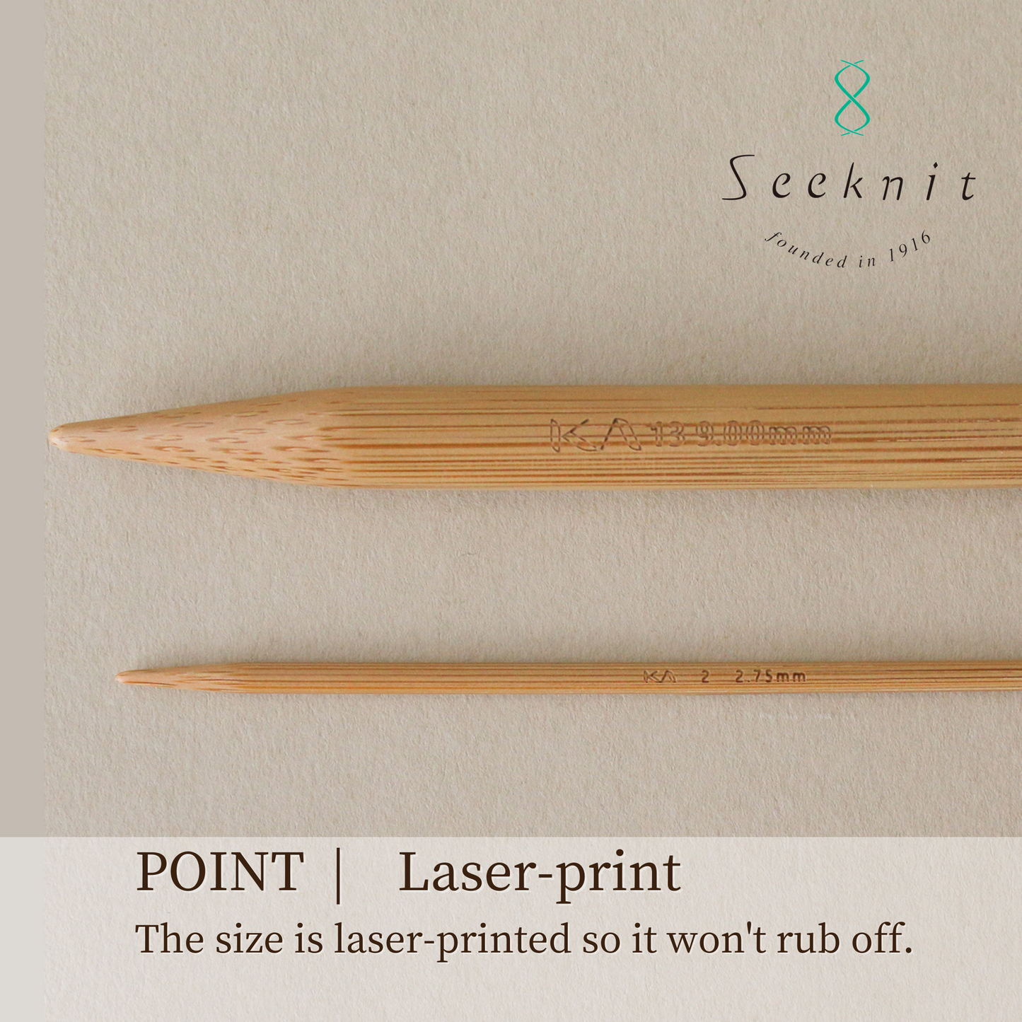 Double Pointed Needles, 20 cm / 8 inch