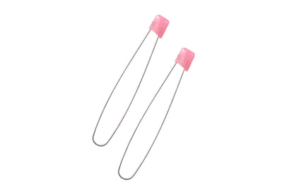 Seeknit Stainless Stitch Holders, Long, Set of 2