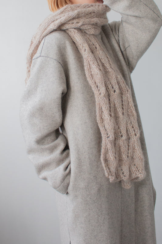 < Knitting Pattern > NAMIKI-MICHI / Scarf