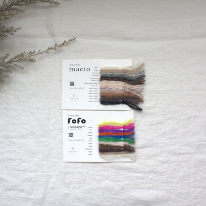 Seeknit Yarn Color Samples, macio and fofo