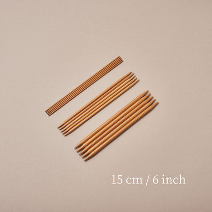 Seeknit Koshitsu Double Ponited Needles, 15 cm / 6 inch