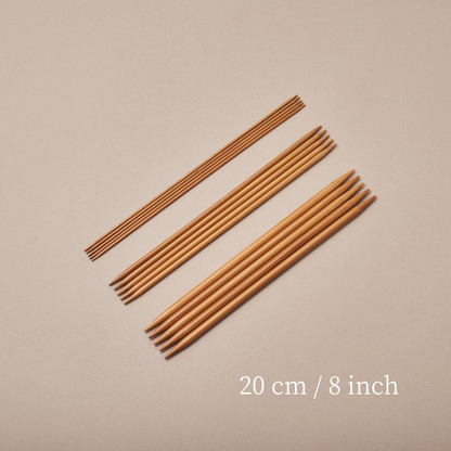 Seeknit Koshitsu Double Ponited Needles, 20 cm / 8 inch