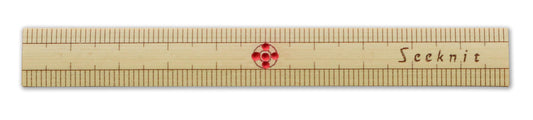 Seeknit Bamboo Ruler, 10 cm, 15 cm, 20 cm